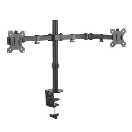 AISENS - SOPORTE DE MESA ECO GIRATORIO E INCLINABLE PARA MONITOR/TV 8KG (3 PIVOTES, 2 BRAZOS) DE 13
