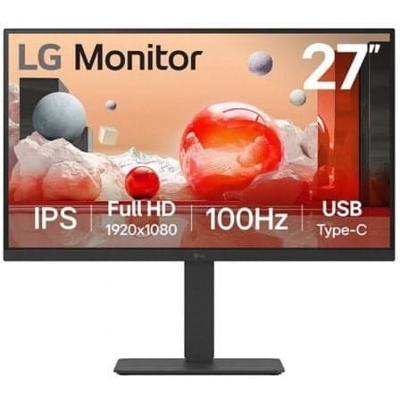 LG 27BA750-B pantalla para PC 68,6 cm (27") 1920 x 1080 Pixeles Full HD LCD Negro - 1393421