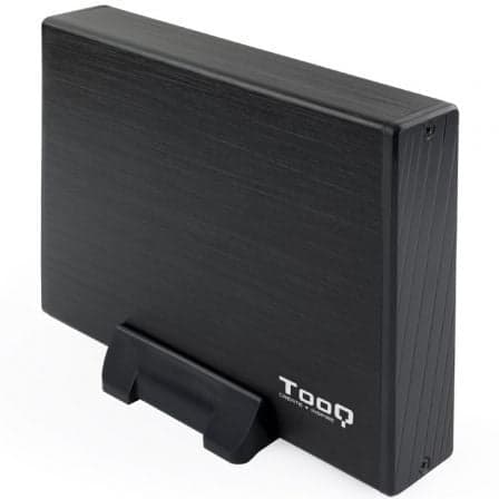 Caixa HDD | TooQ | 3,5" SATA a USB 2.0/3.0 | Negra
