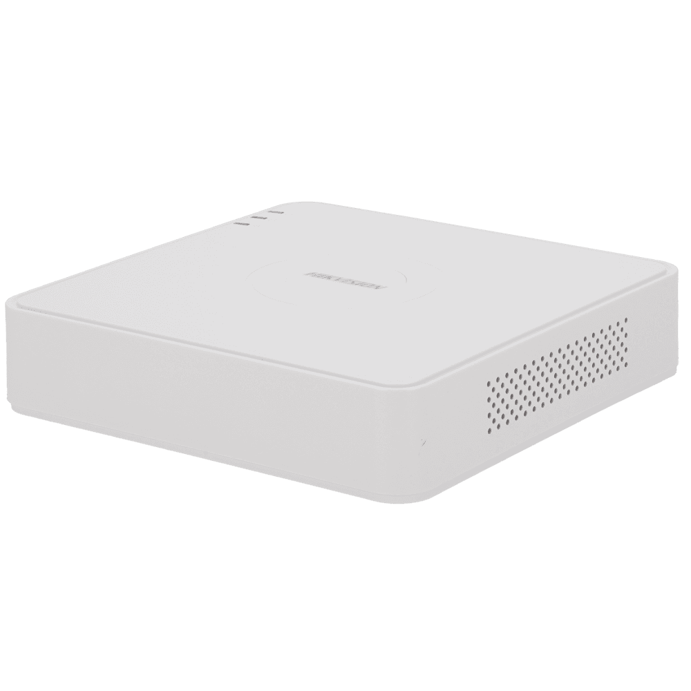 * Gravador 5 em 1 Hikvision * Rato * Adaptador AC/DC 12 V * CD com manual e software MarcaHIKVISIONGamaValueFormato de vídeoHDTVI / HDCVI / AHD / CVBS / IPEntradas de vídeo4 Canais BNC (HDTVI / HDCV