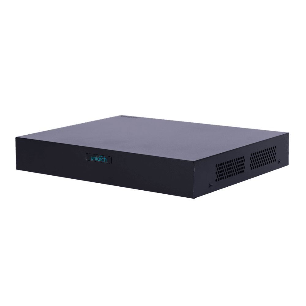 * Gravador 5 em 1 Uniview * Rato * Adaptador de energia MarcaUniarchFormato de vídeoHDTVI / HDCVI / AHD / CVBS / IPEntradas de vídeo16CH BNCConfiguração híbridaAté 2 Canais IP (8Mpx) substituind