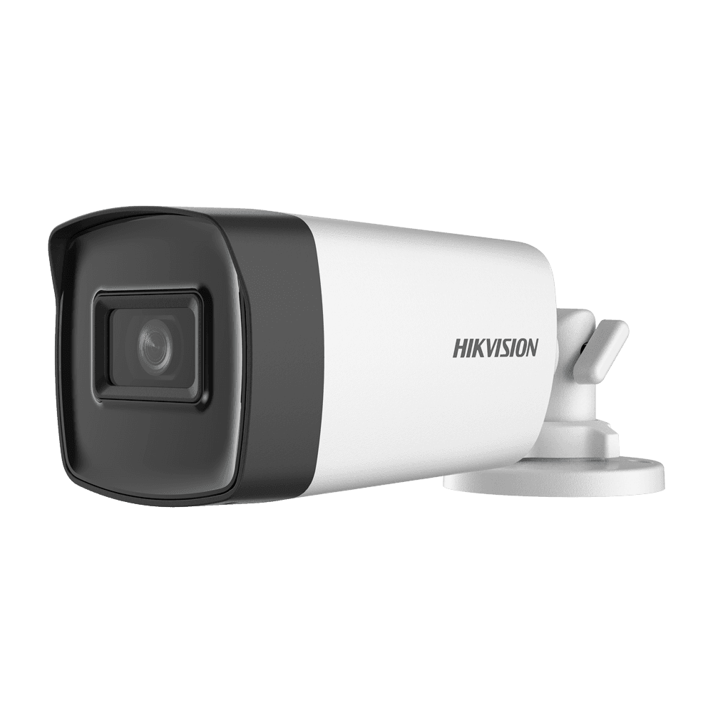 * Câmara Bullet 4N1 Hikvision * Material de montagem * Instruções de uso ¡ERROR! FORMATO INADECUADO MarcaHikvisionGamaCORESensor de imagemHigh Performance CMOSResolução máxima5Mpx (2560x1944) a 20fpsR