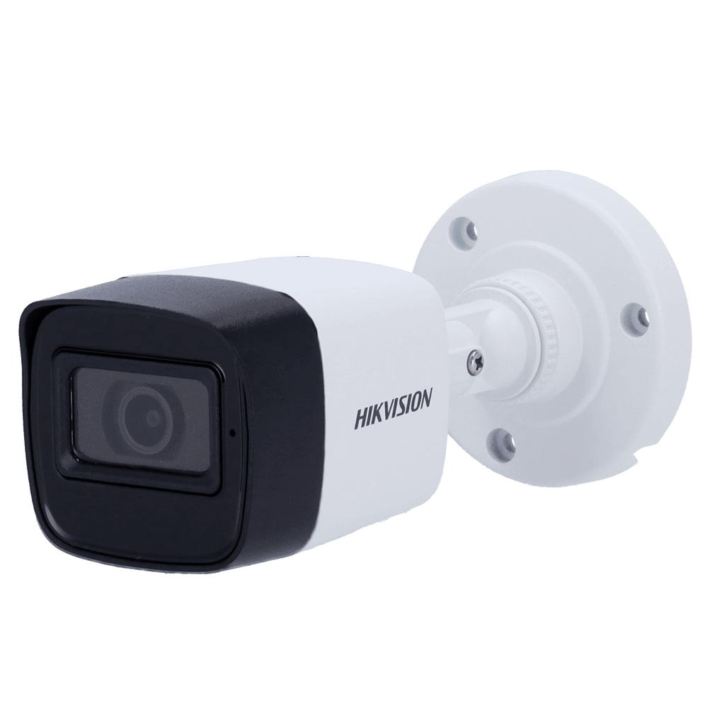 * Câmara Bullet 4N1 Hikvision * Material de montagem * Instruções de uso ¡ERROR! FORMATO INADECUADO MarcaHikvisionGamaCORESensor de imagemHigh Performance CMOSResolução máxima5Mpx (2560x1944) a 20fpsR