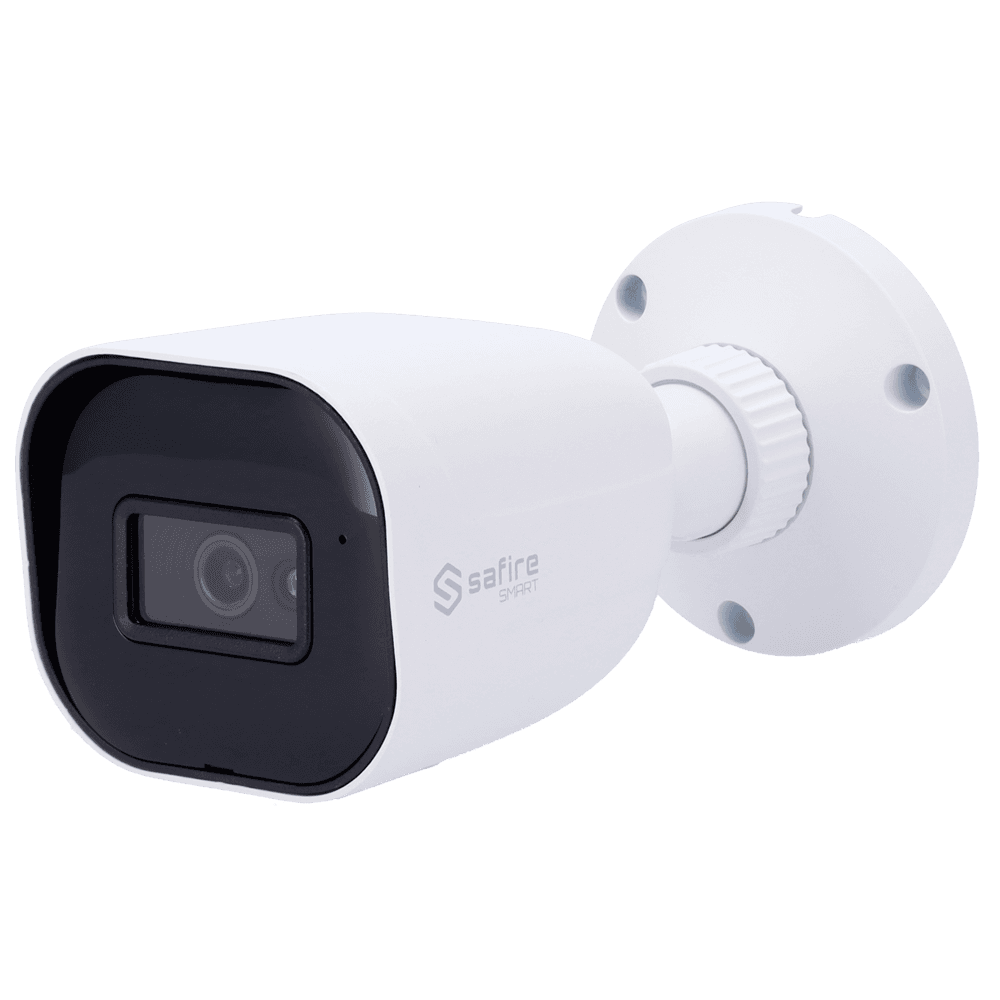 * Câmara Bullet Safire Smart * 3 buchas e 3 parafusos para montagem * Guia de montagem rápida * Gabarito de instalação MarcaSafire SmartGamaE1 Profissional de alta qualidade e elevado desempenhoSensor