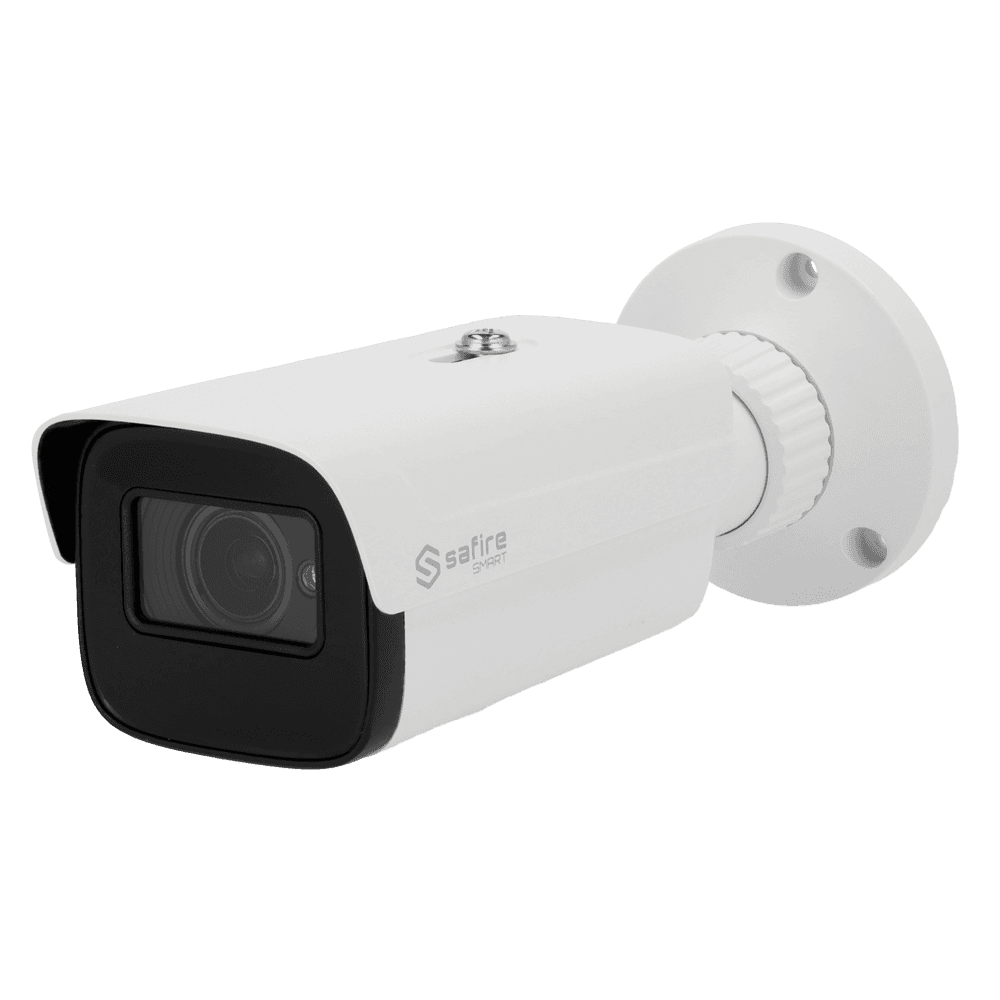 * Câmara Bullet Safire Smart * 3 buchas e 3 parafusos para montagem * Guia de montagem rápida * Gabarito de instalação MarcaSafire SmartGamaE1 Profissional de alta qualidade e elevado desempenhoSe