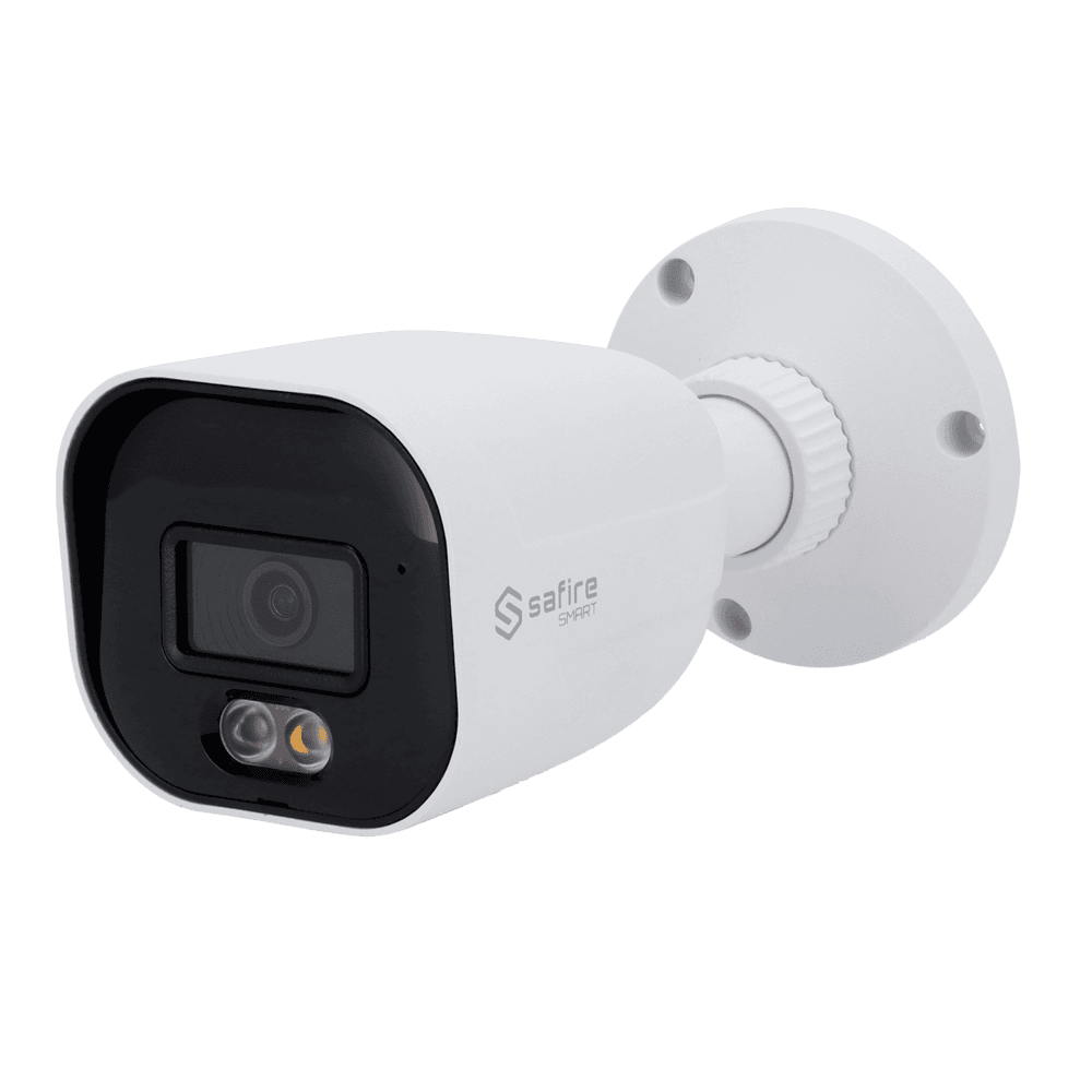 * Câmara Bullet IP Safire inteligente E1 * Material de instalação * Guia rápido de instalação MarcaSafire SmartGamaE1Sensor de imagem1/2.5" Progressive Scan CMOSResolução máxima6 Megapixel (3