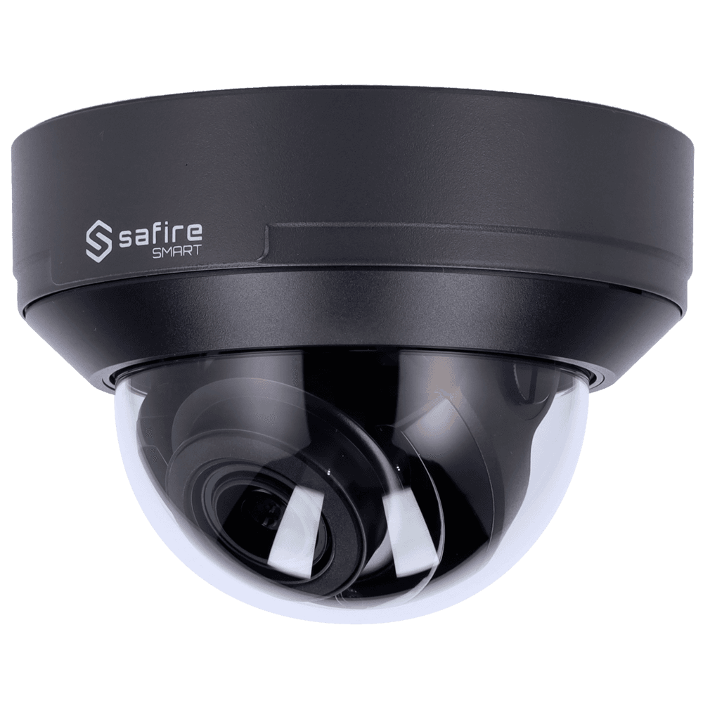 * Câmara Dome IP Safire Smart E1. * Material de instalação * Guia rápido de instalação MarcaSafire SmartGamaE1Sensor de imagem1/3" Progressive Scan CMOSResolução máxima4 Megapíxel (2560x1440